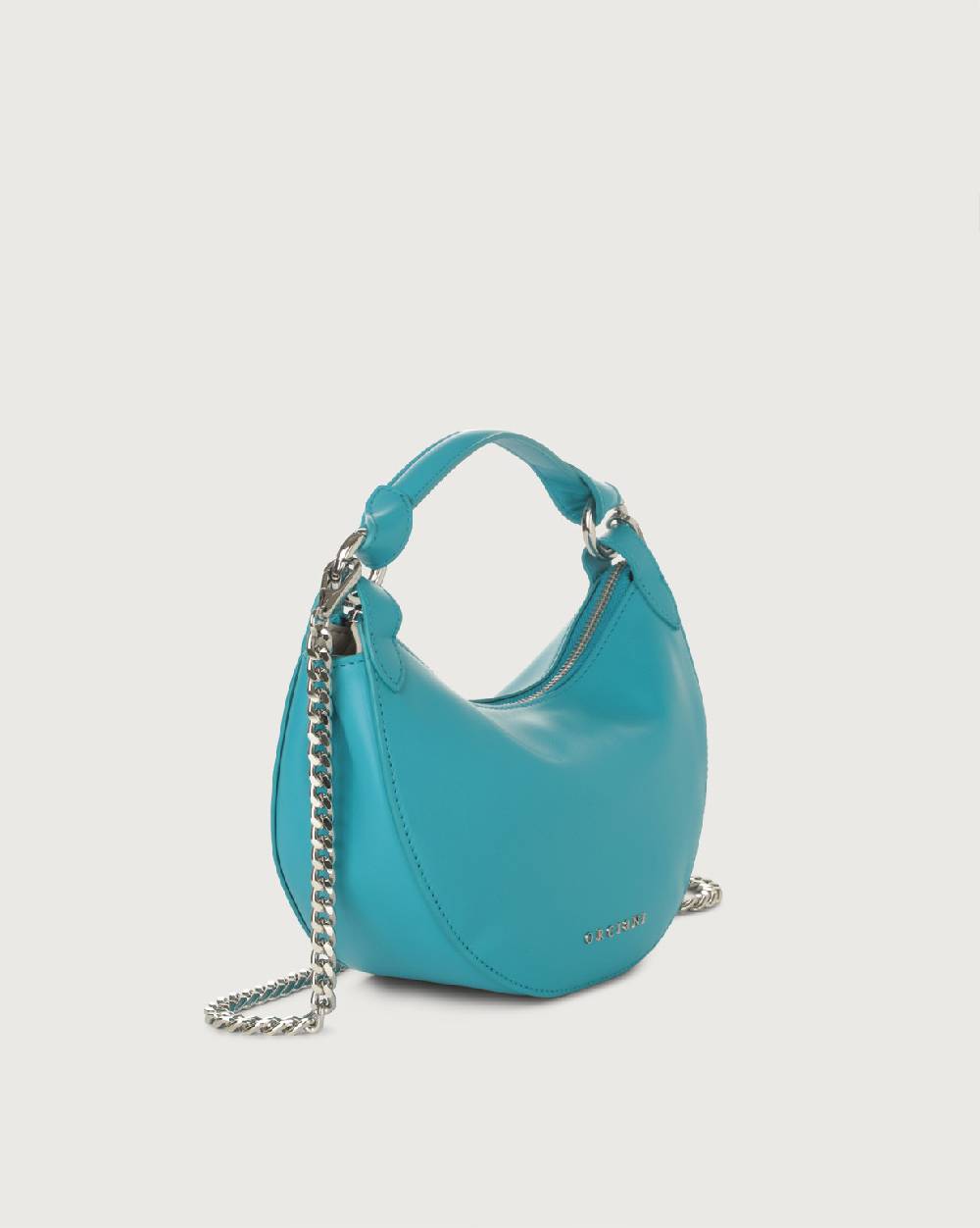Orciani Mini Bag Dumpling Vanity in pelle con tracolla Saldi Di Fabbrica