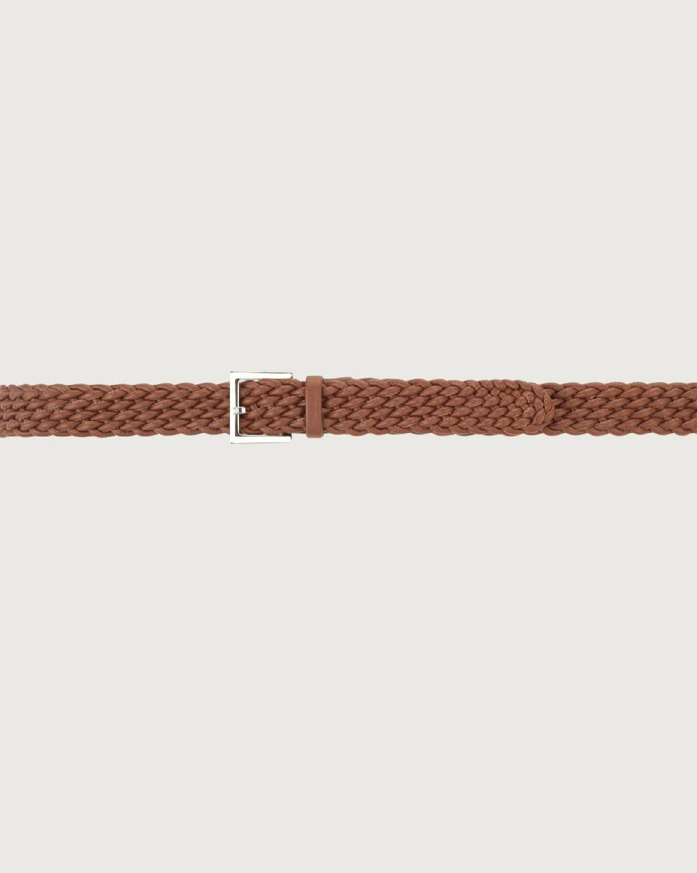 Orciani Cintura intrecciata Micron in pelle Negozio