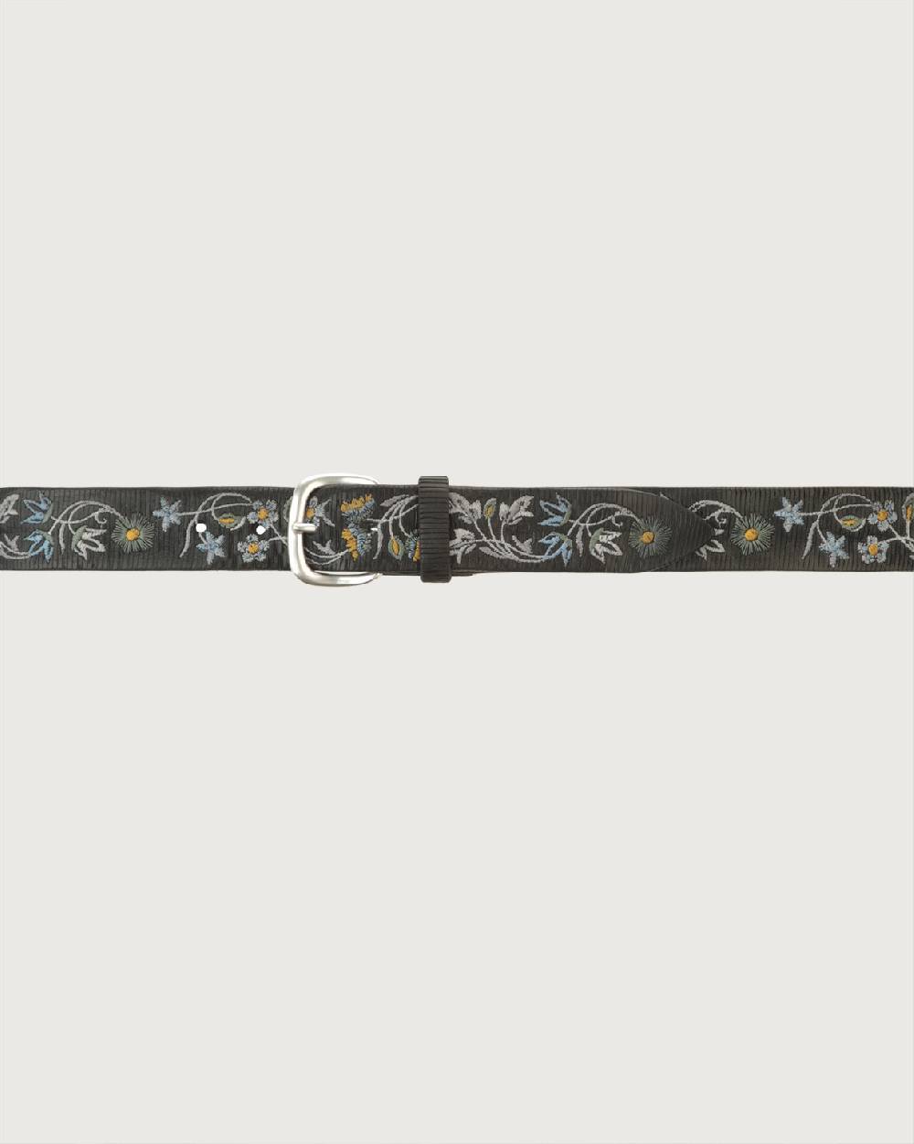 Orciani Cintura sportiva Blade Spring in cuoio Nuova