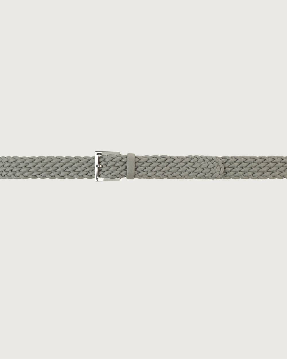 Orciani Cintura intrecciata Micron in pelle Italia