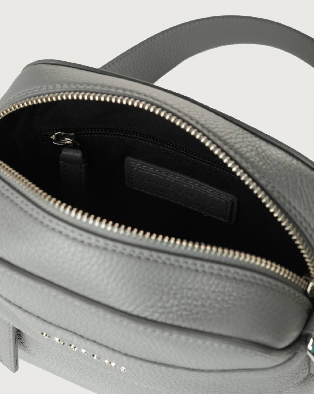 Orciani Borsa messenger piccola Micron in pelle Sconto