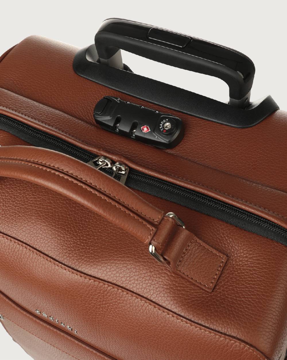 Orciani Trolley Micron due ruote in pelle Moda