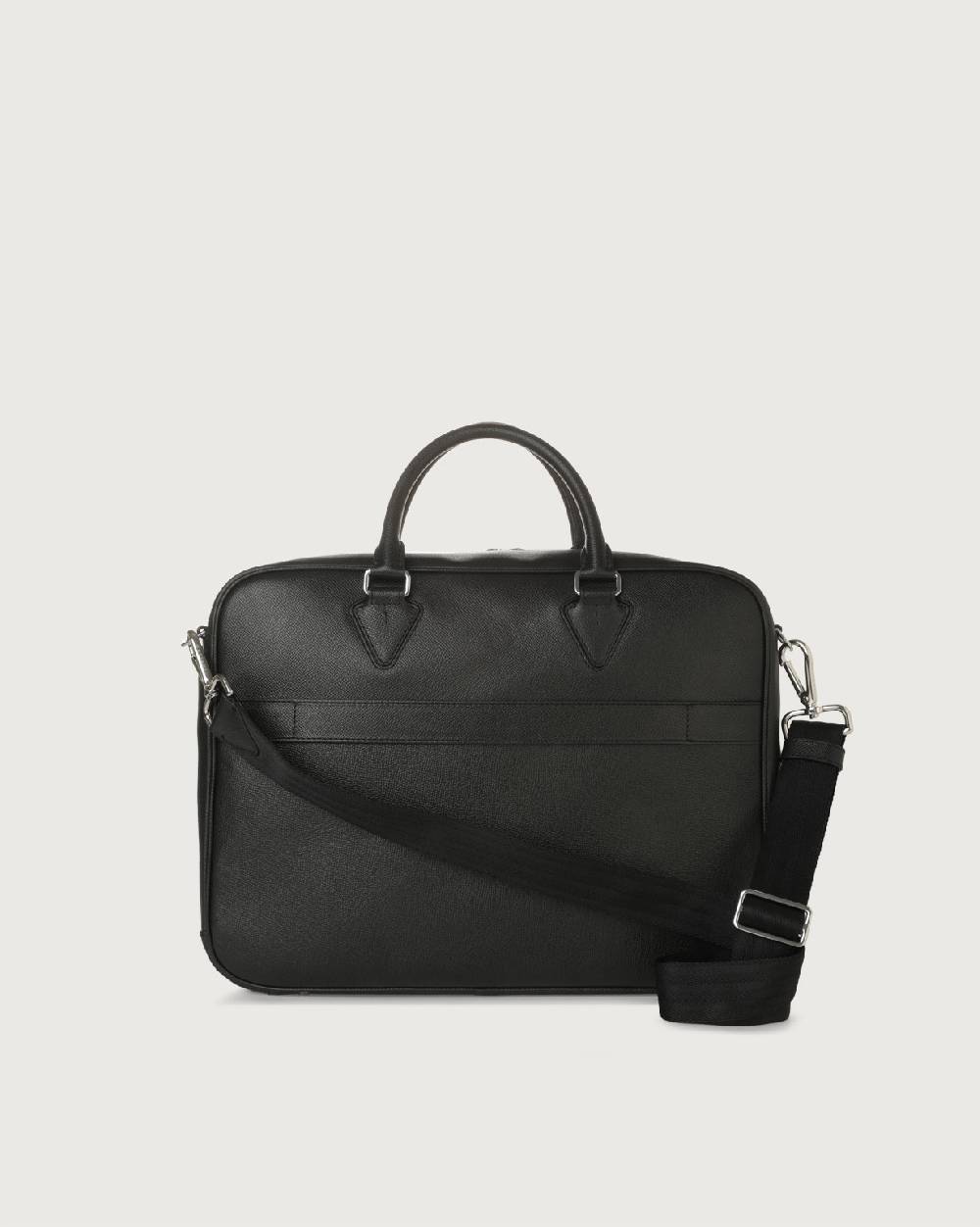 Orciani Borsa a mano Business slim Timeless in pelle palmellata Nuovo