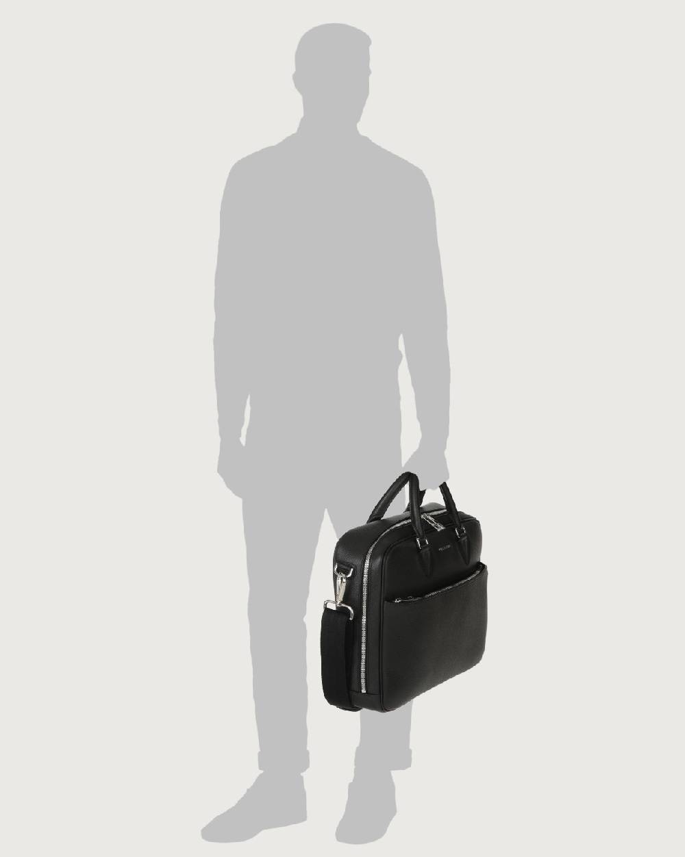 Orciani Borsa a mano Business slim Timeless in pelle palmellata Nuovo