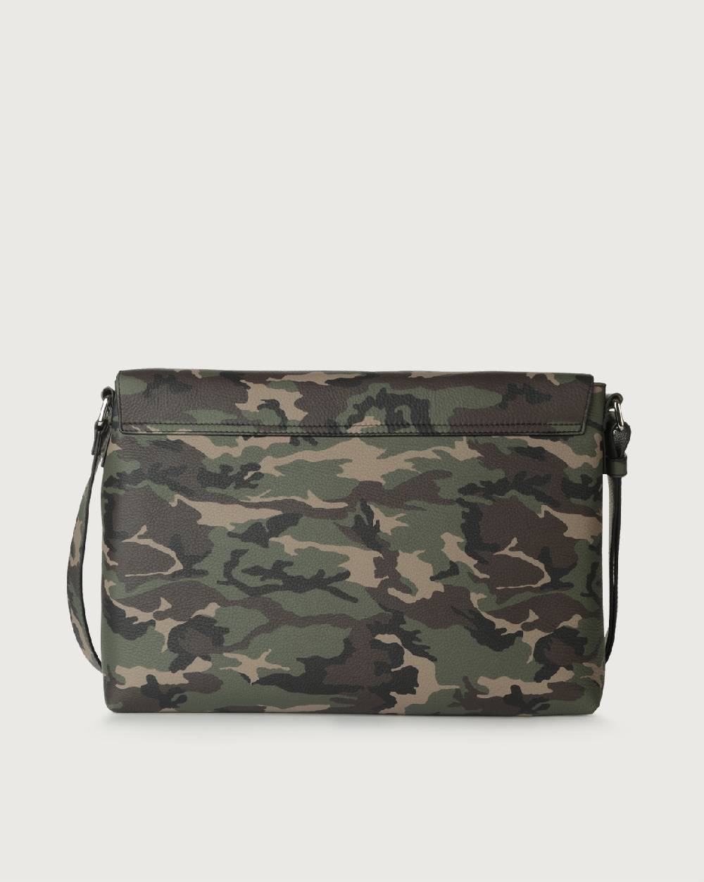 Orciani Borsa messenger Camouflage in pelle Vendita