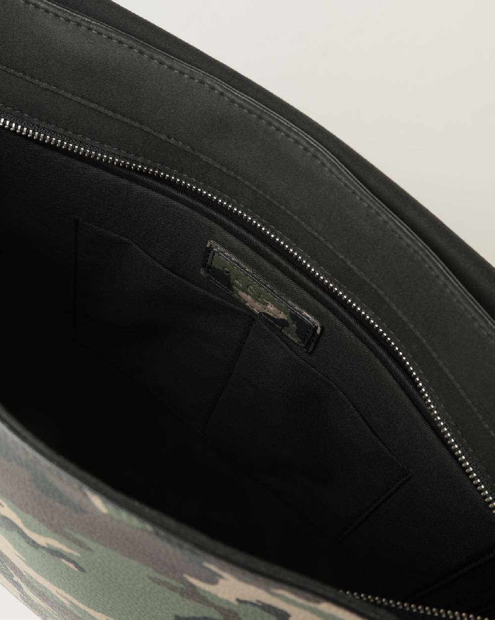 Orciani Borsa messenger Camouflage in pelle Vendita