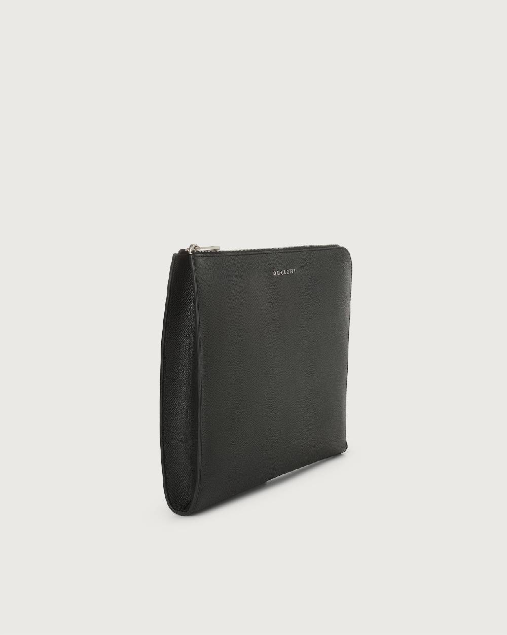 Orciani Pochette slim Timeless in pelle palmellata Spedizione Gratuita