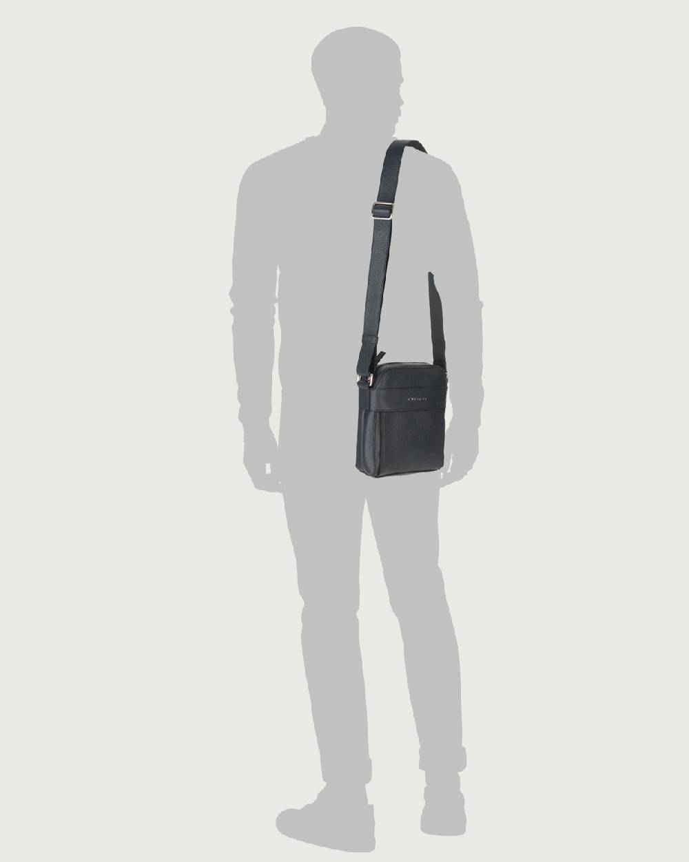 Orciani Borsa messenger piccola Micron in pelle Soddisfazione Garantita