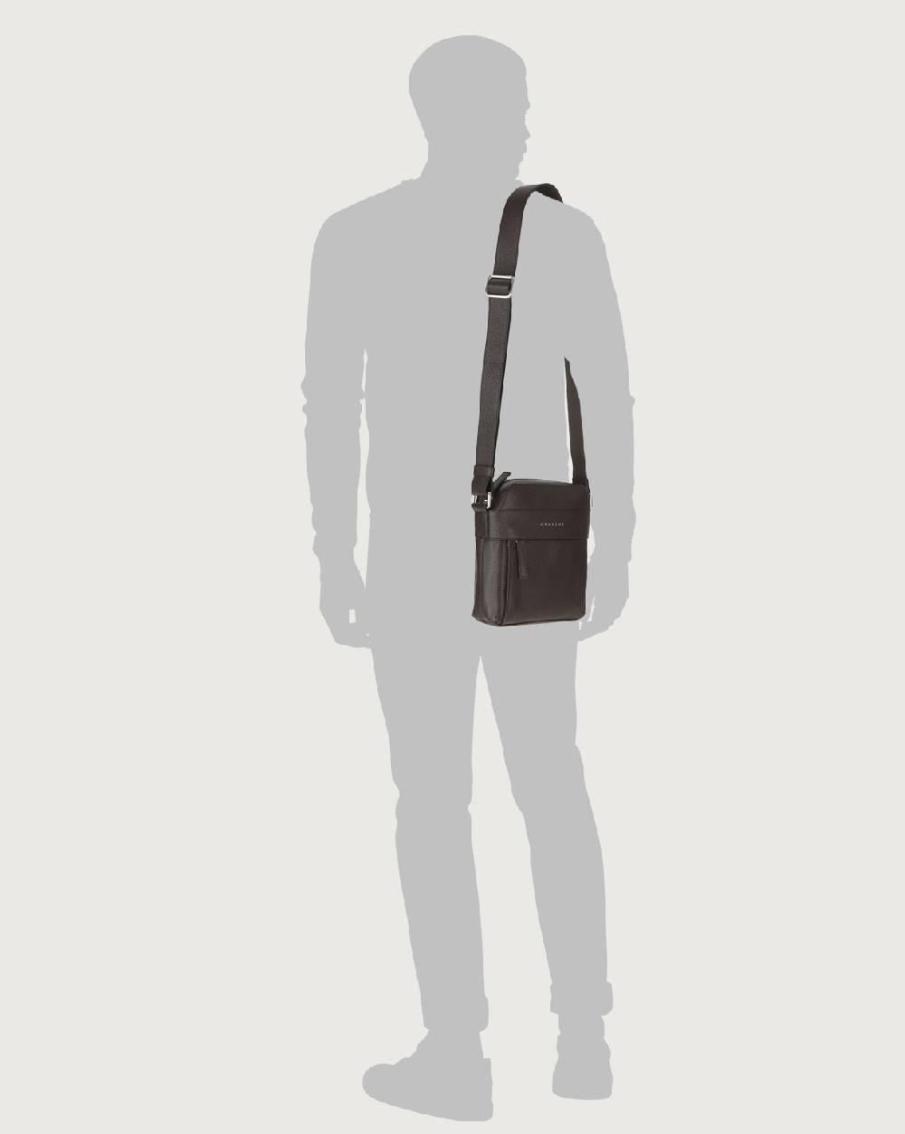 Orciani Borsa messenger piccola Micron in pelle Negozi Online