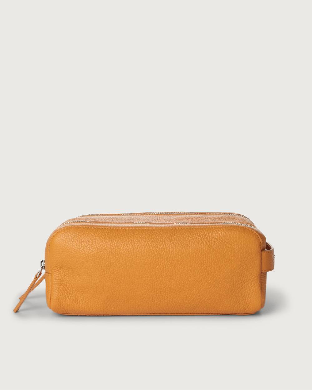 Orciani Beauty case Micron in pelle Consegna Veloce