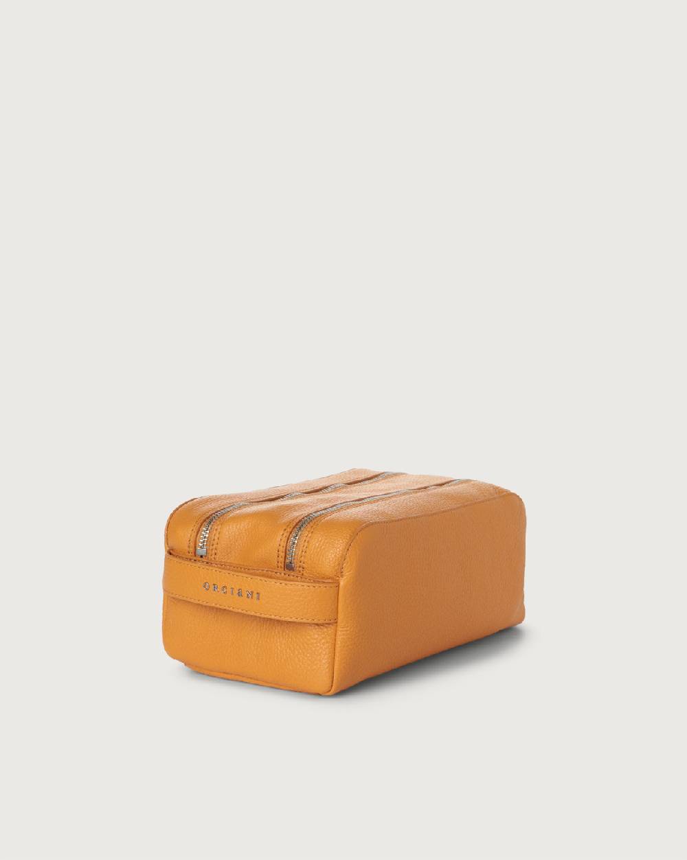 Orciani Beauty case Micron in pelle Consegna Veloce