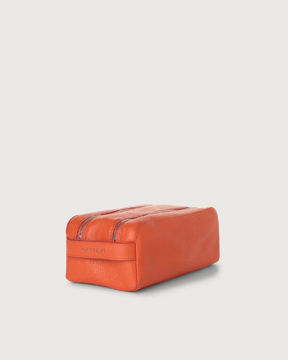 Orciani Beauty case Micron in pelle Sottocosto