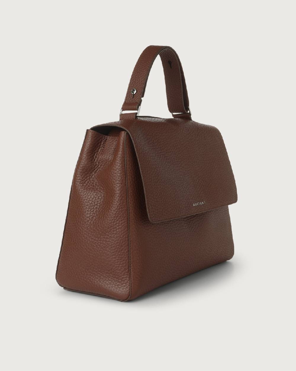 Orciani Borsa a spalla grande Sveva Soft in pelle con tracolla In Linea