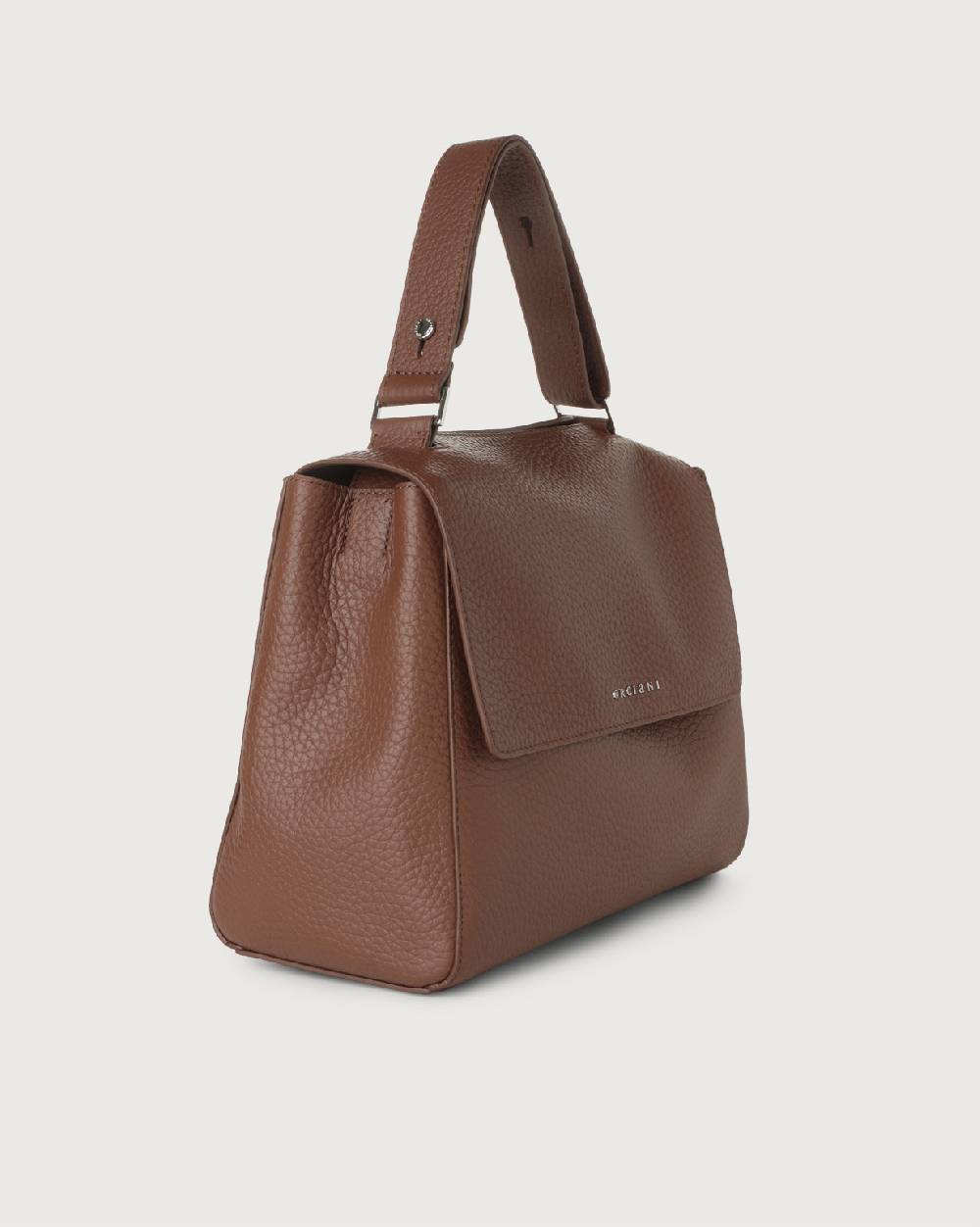 Orciani Borsa Sveva Soft Media a spalla in pelle con tracolla Nuovo