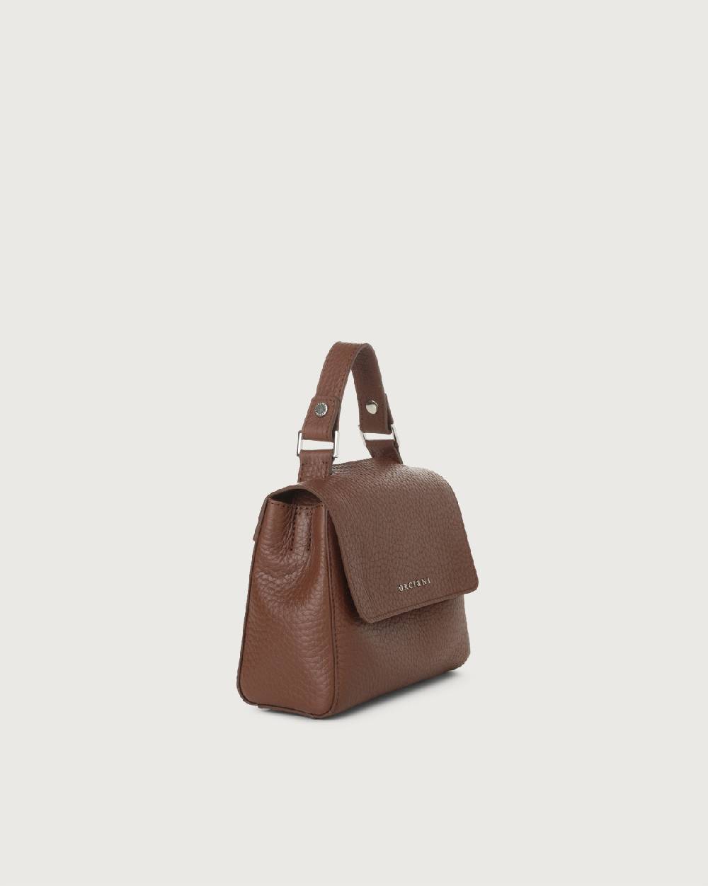 Orciani Borsa Sveva Soft Mini a mano in pelle con tracolla Vendita