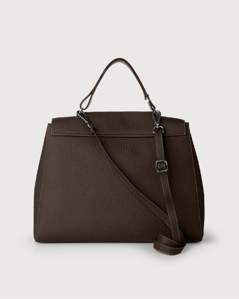 Orciani Borsa a spalla grande Sveva Soft in pelle con tracolla Promozione