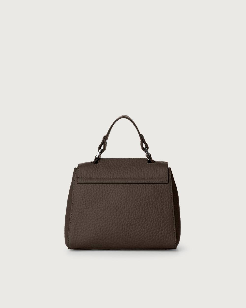 Orciani Borsa Sveva Soft Mini a mano in pelle con tracolla Spedizione Gratuita