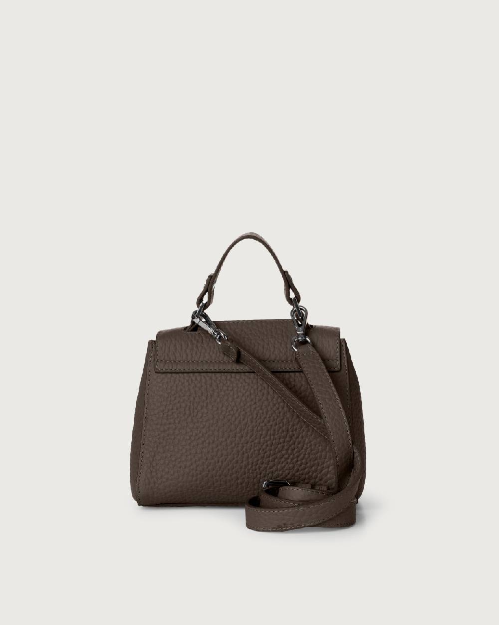 Orciani Borsa Sveva Soft Mini a mano in pelle con tracolla Spedizione Gratuita