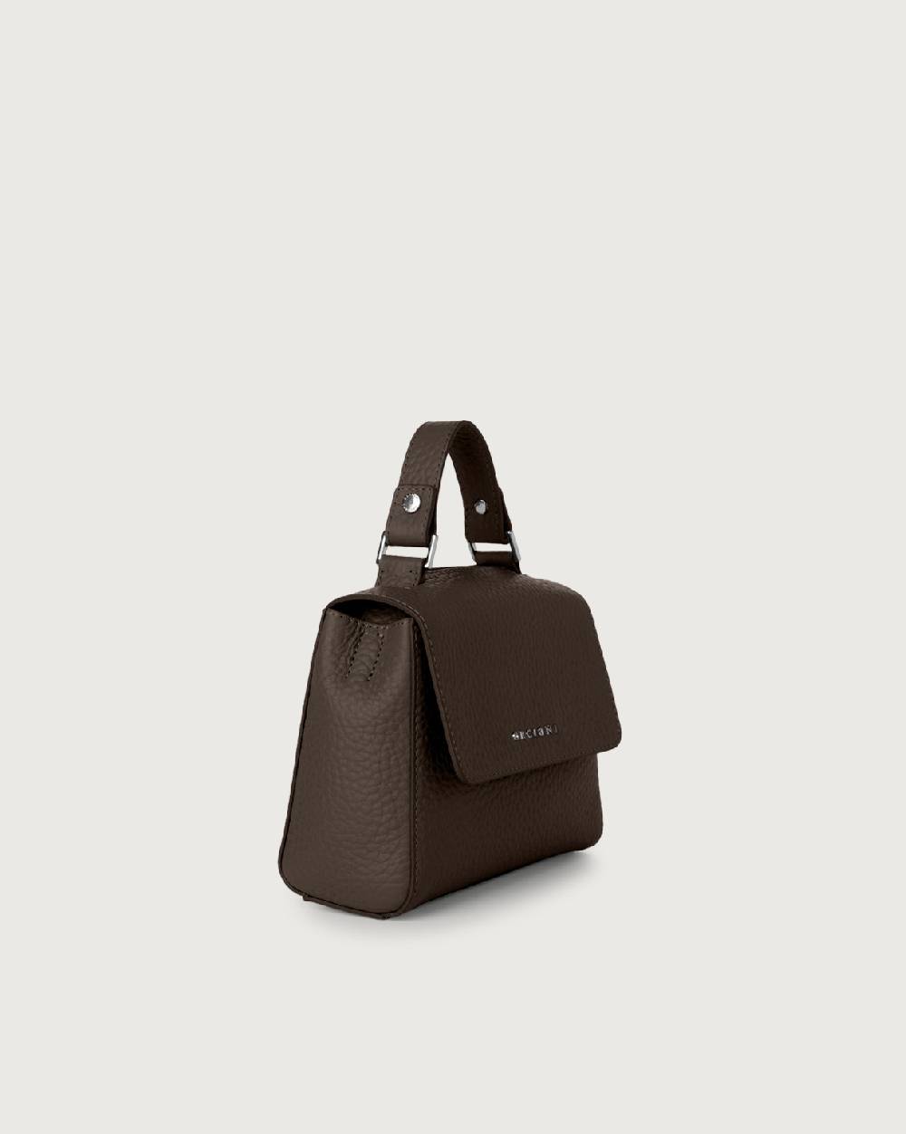 Orciani Borsa Sveva Soft Mini a mano in pelle con tracolla Spedizione Gratuita