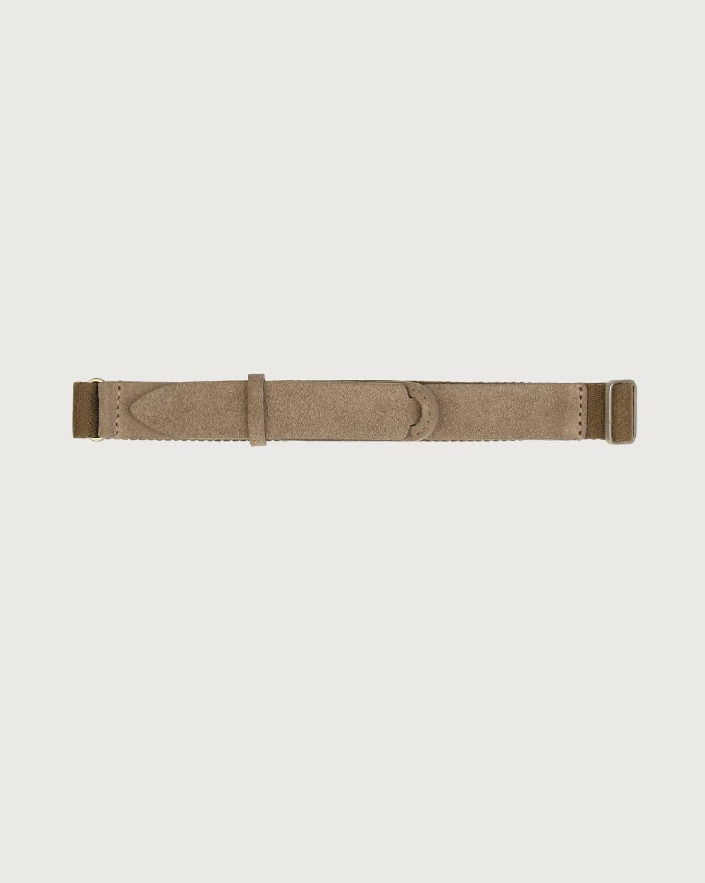 Orciani Cintura Nobuckle Kids Suede in camoscio e tessuto Offerte