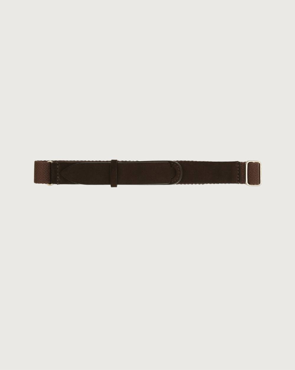 Orciani Cintura Nobuckle Kids Suede in camoscio e tessuto Vendita Calda