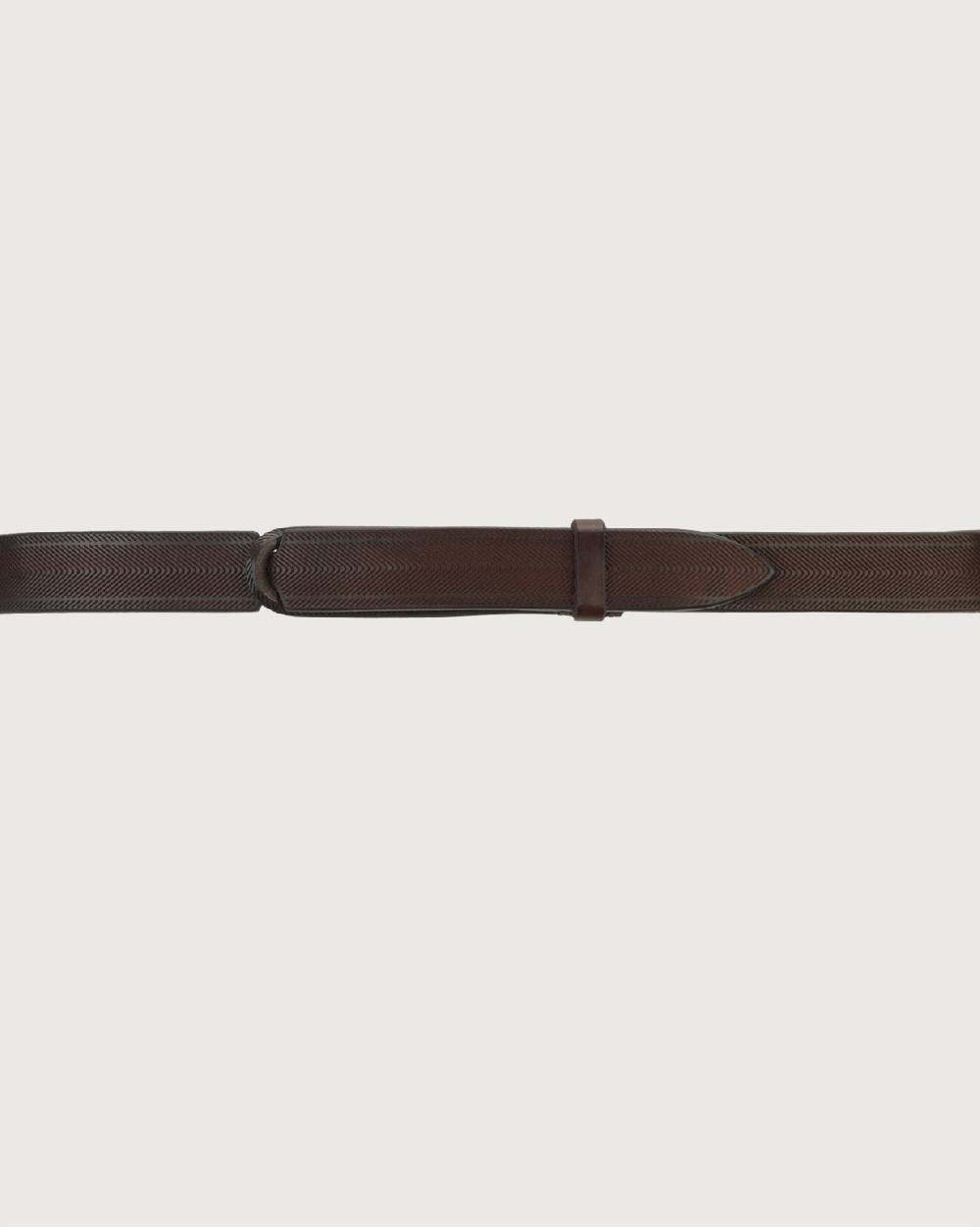 Orciani Cintura Nobuckle Bull Soft in suede Moda