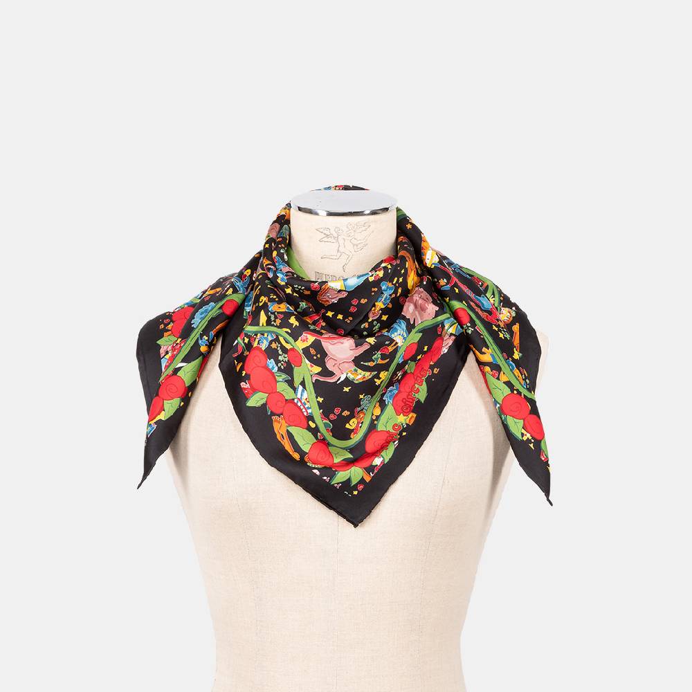Piero Guidi PIERO GUIDI SILK SCARF "Flower"/ FOULARD IN SETA "Flower" Acquista Ora
