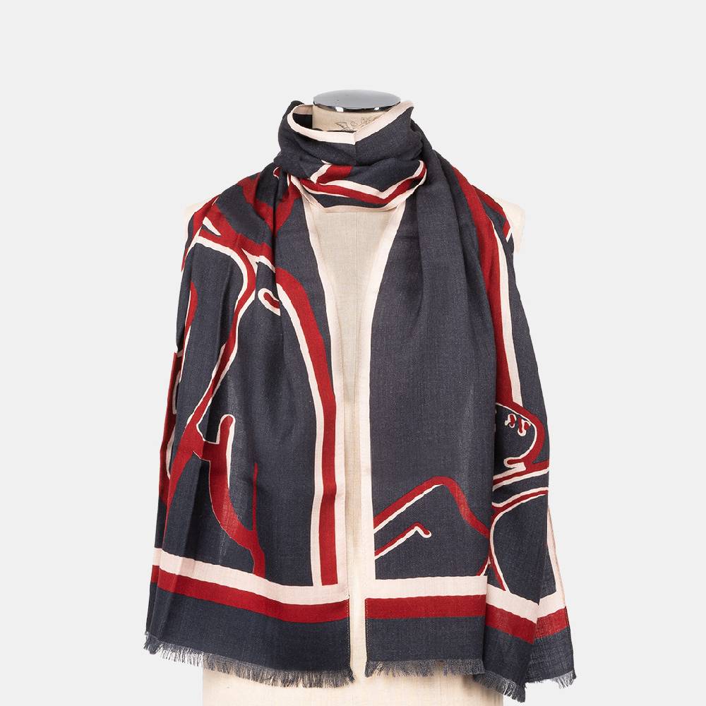 Piero Guidi PIERO GUIDI WOOL & SILK SCARF "I have an Angel"/ FOULARD IN LANA E SETA"I have an Angel" Promozione Limitata