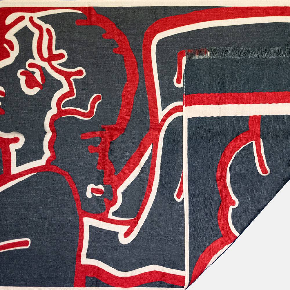 Piero Guidi PIERO GUIDI WOOL & SILK SCARF "I have an Angel"/ FOULARD IN LANA E SETA"I have an Angel" Promozione Limitata