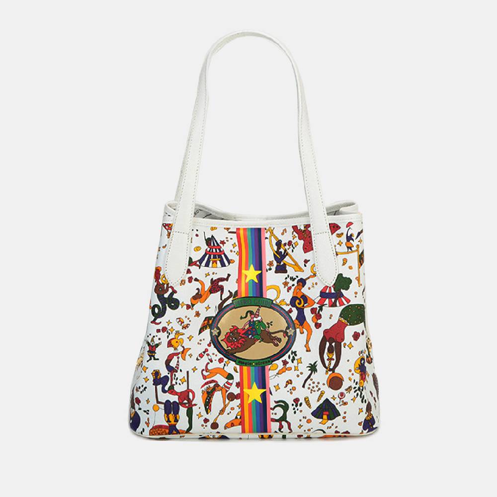 Piero Guidi PIERO GUIDI TOTE BAG/SHOPPING BAG "CIRCUS STAR" Nuova