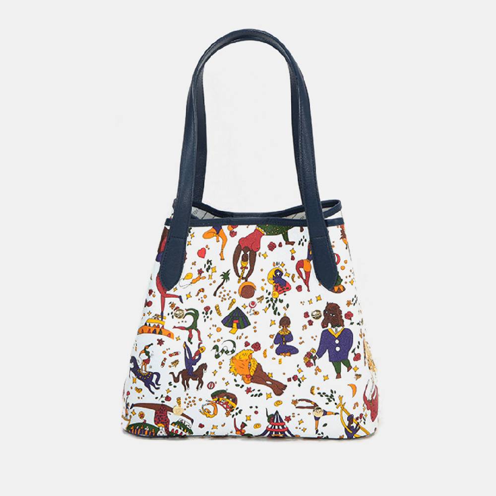 Piero Guidi PIERO GUIDI TOTE BAG/SHOPPING BAG "CIRCUS STAR" Moda