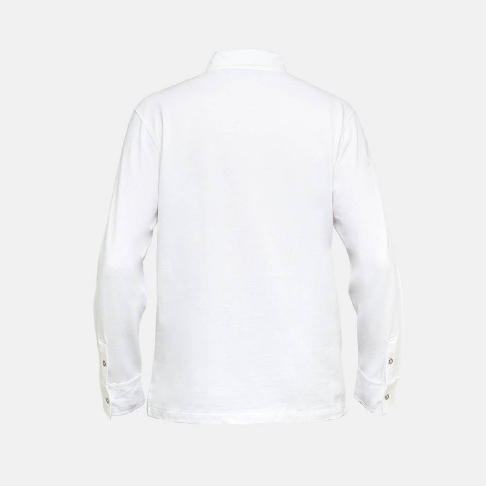 Piero Guidi LineaBold "Metal Botton" Polo Shirt Long Sleeve / Polo manica lunga Vendita Economica