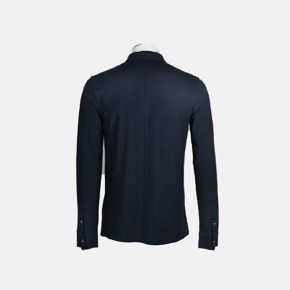 Piero Guidi LineaBold "Metal Botton" Polo Shirt Long Sleeve / Polo manica lunga Saldi Di Fabbrica