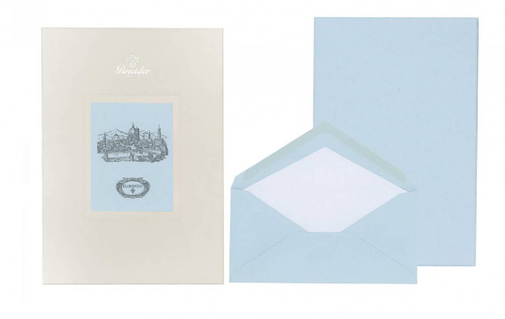 Pineider Set Carta da Lettera Florentia Formato A4 Negozio