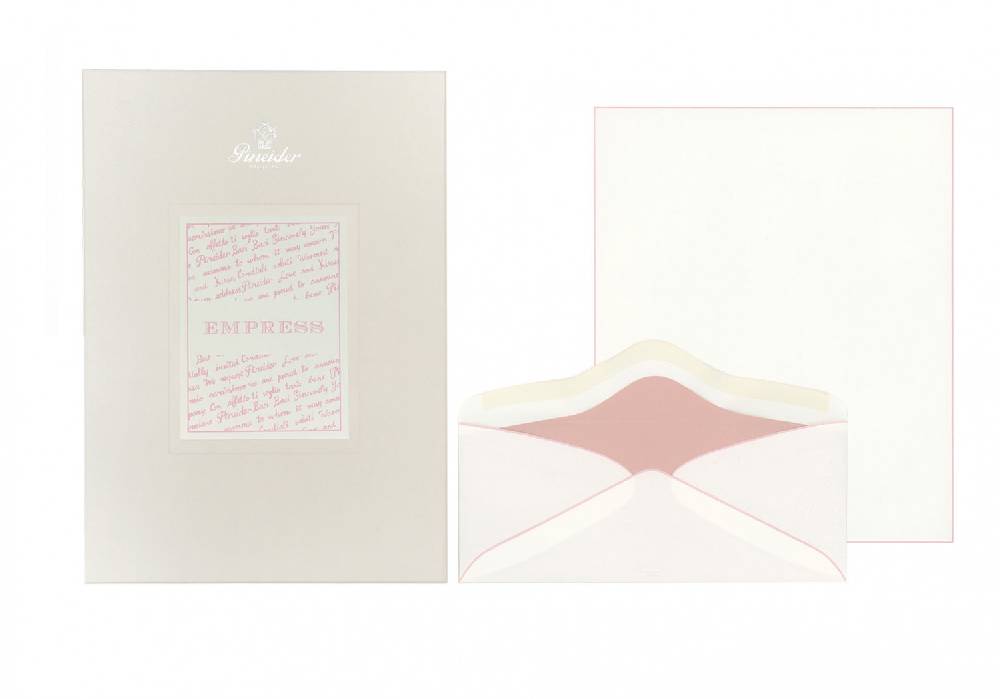 Pineider Set Carta da Lettera Empress Moda