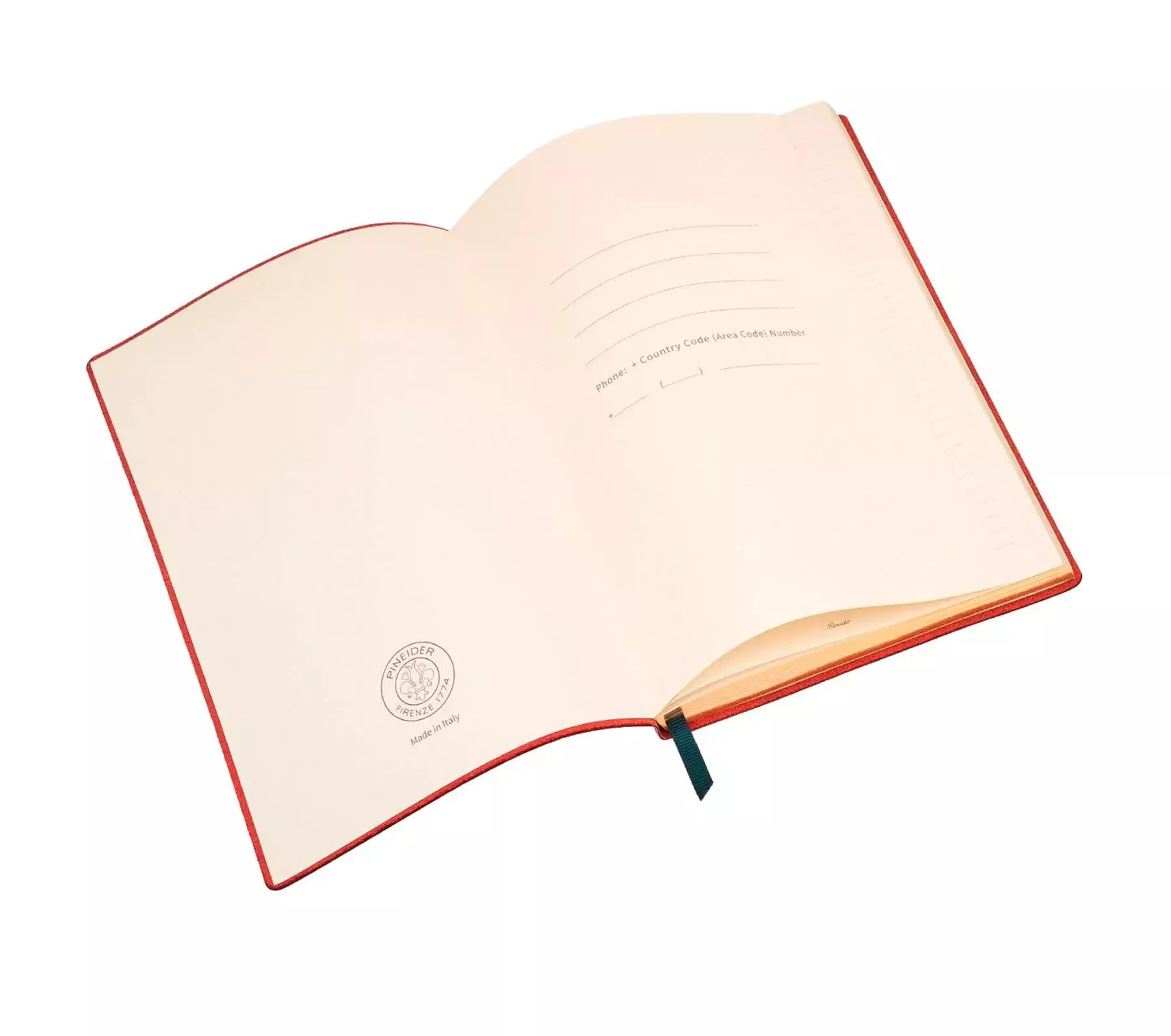 Pineider Notebook Milano Medio a righe Nuovo