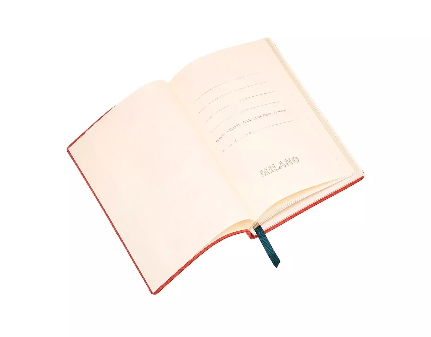 Pineider Notebook Milano Piccolo a righe Qualità