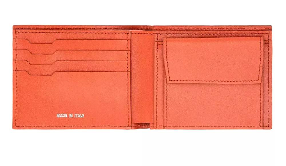 Pineider Portafoglio con porta monete in Bottalato Spedizione Gratuita