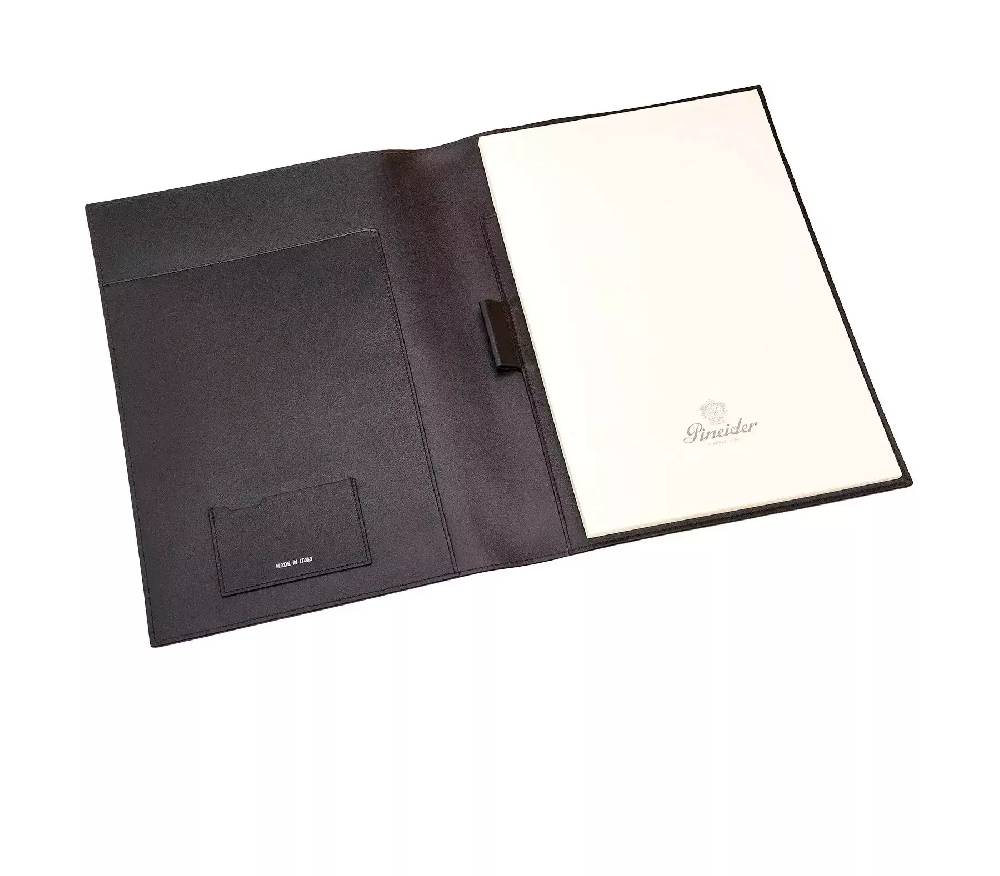 Pineider Porta Notepad con porta carte in Metro Smooth Fino Al -60%