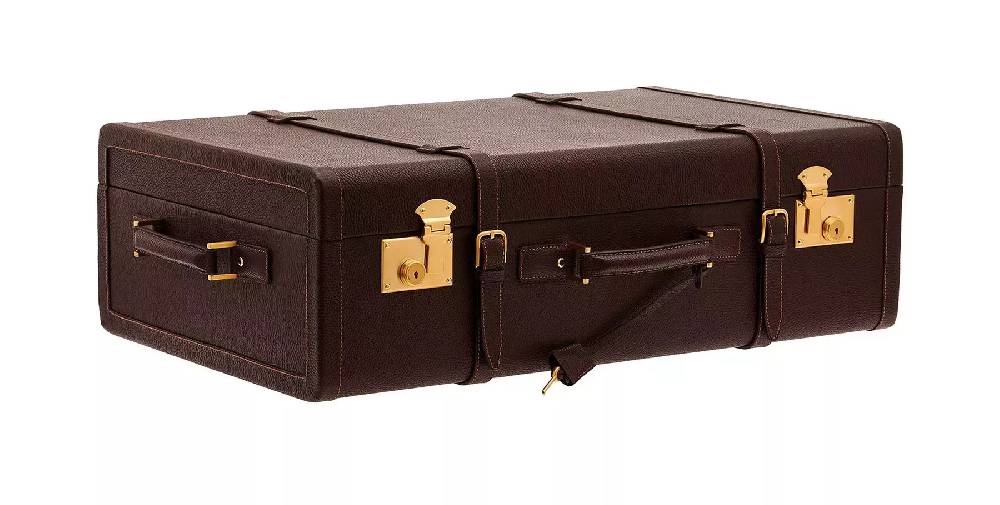 Pineider Passion Suitcase Big Grained Vendita Calda