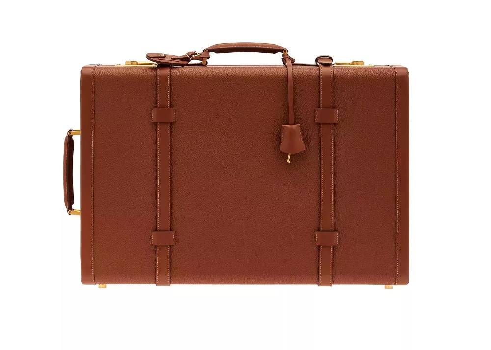 Pineider Passion Suitcase Medium Grained Vendita Economica