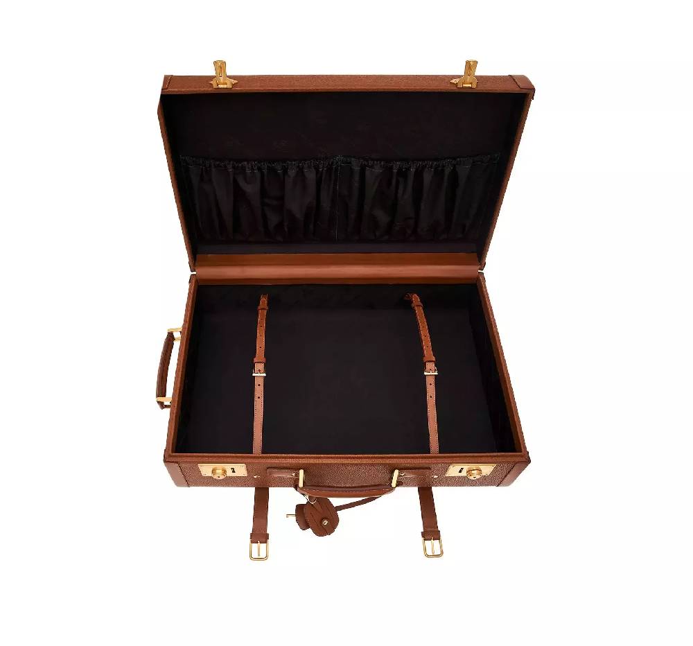 Pineider Passion Suitcase Medium Grained Vendita Economica
