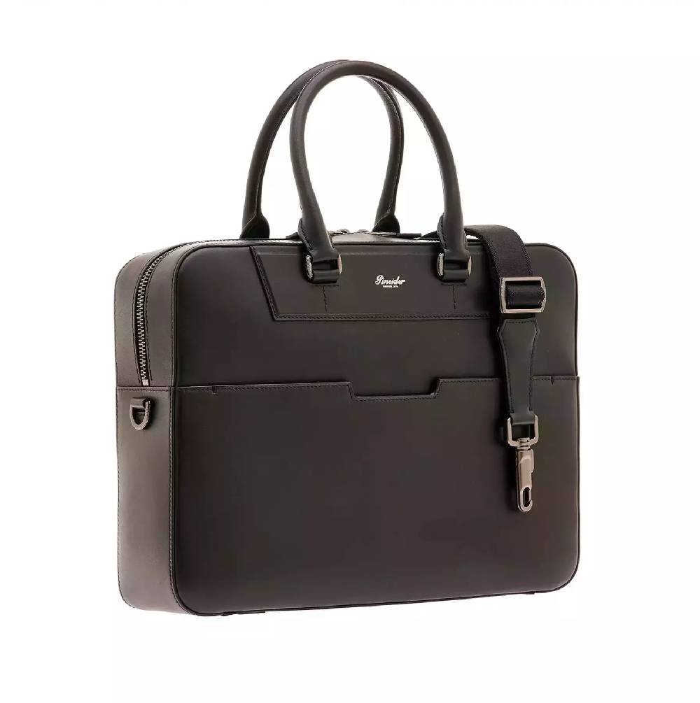 Pineider Tailored Briefcase in Metro Smooth Moda
