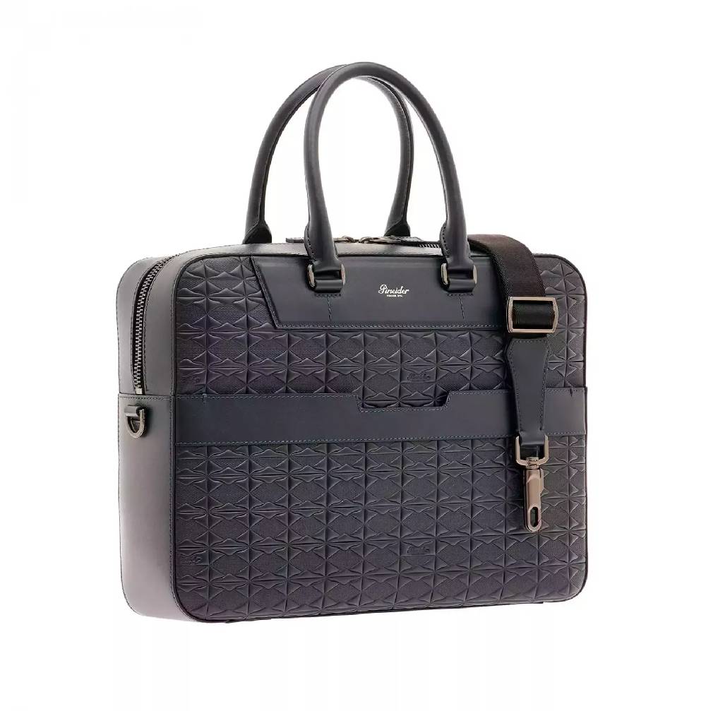 Pineider Tailored Briefcase in Embossed Empress 2025