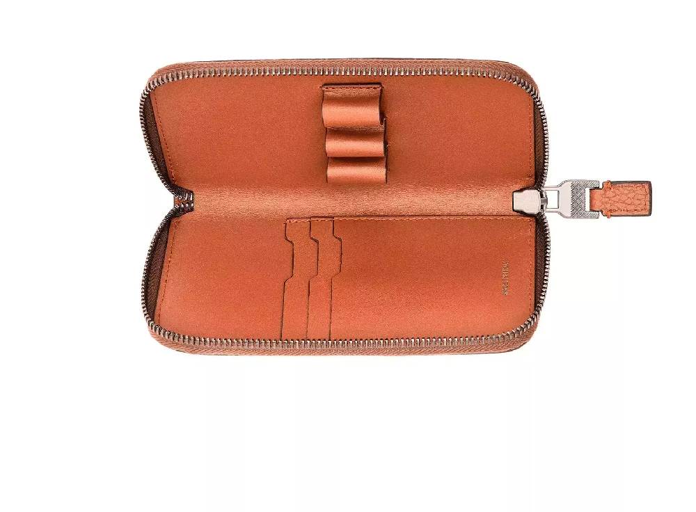 Pineider Astuccio portamatite con zip in Bottalato Soddisfazione Garantita