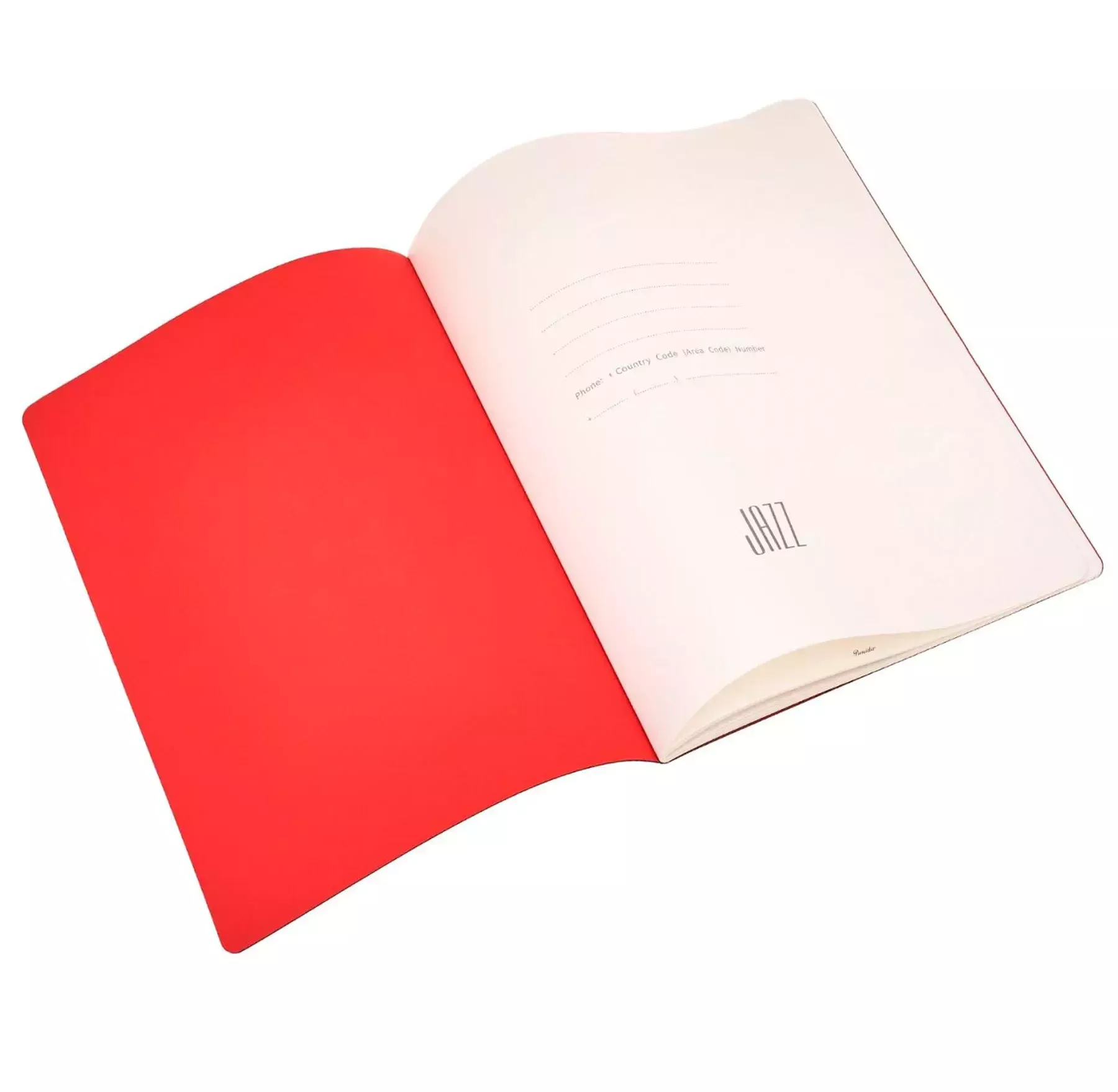 Pineider Notebook Jazz Grande senza righe Saldi Di Fabbrica