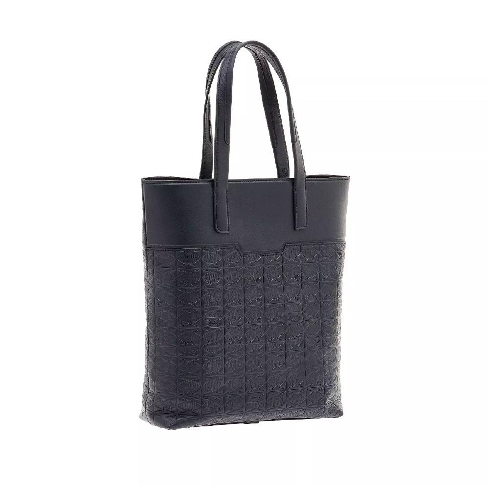 Pineider Vertical Shopping Bag Medium in Embossed Empress In Saldo
