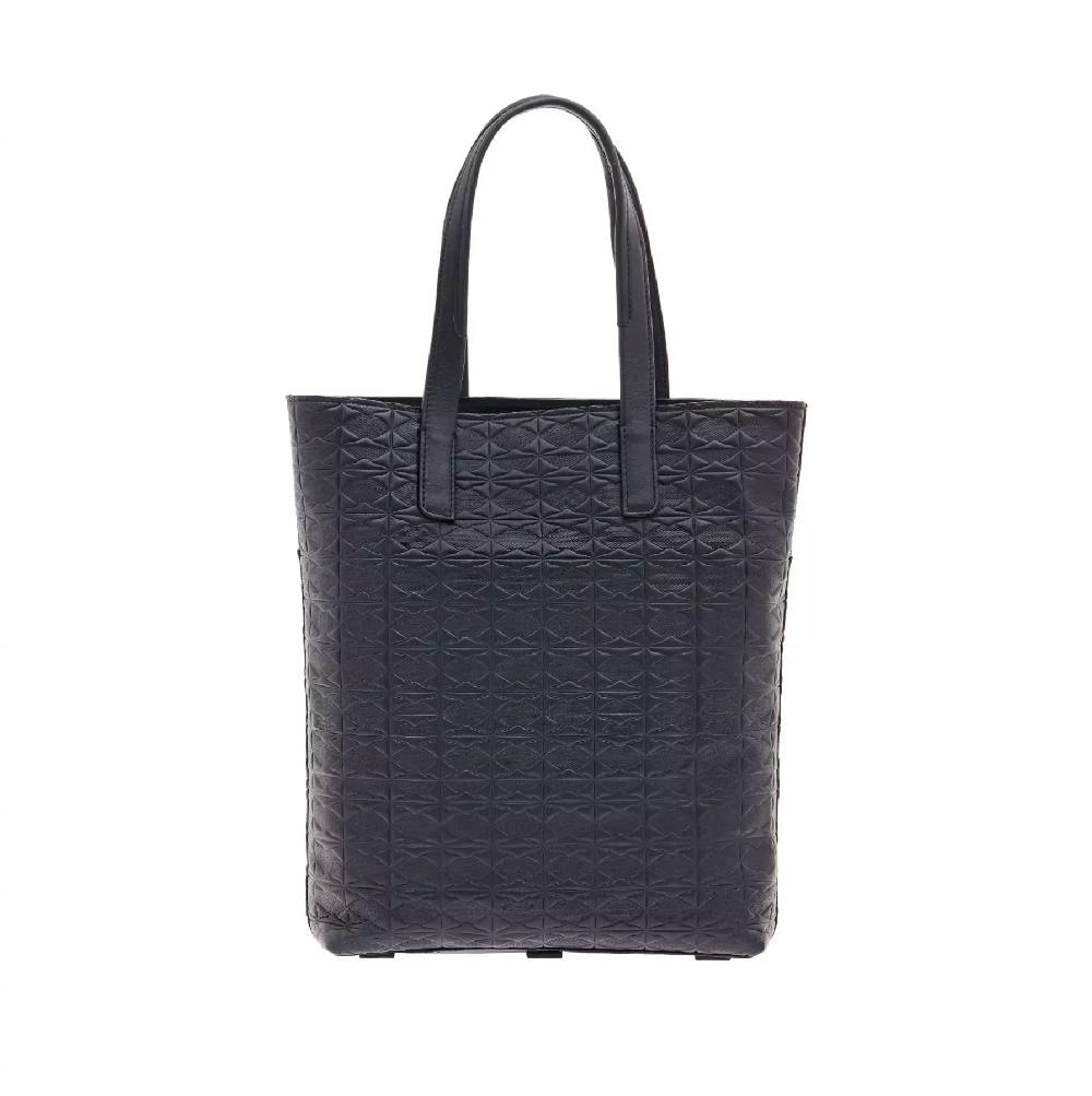 Pineider Vertical Shopping Bag Medium in Embossed Empress In Saldo