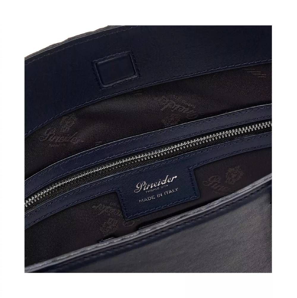 Pineider Vertical Shopping Bag Medium in Embossed Empress In Saldo