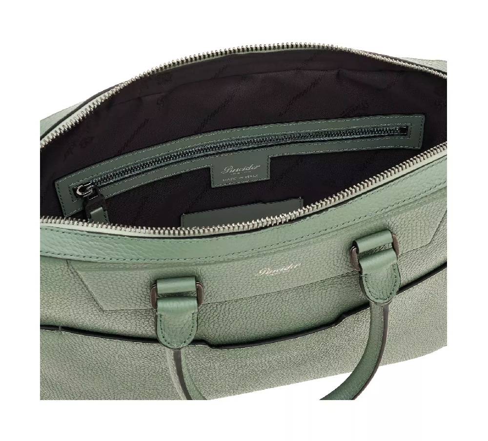 Pineider Mini Tailored Briefcase in Bottalato Moda